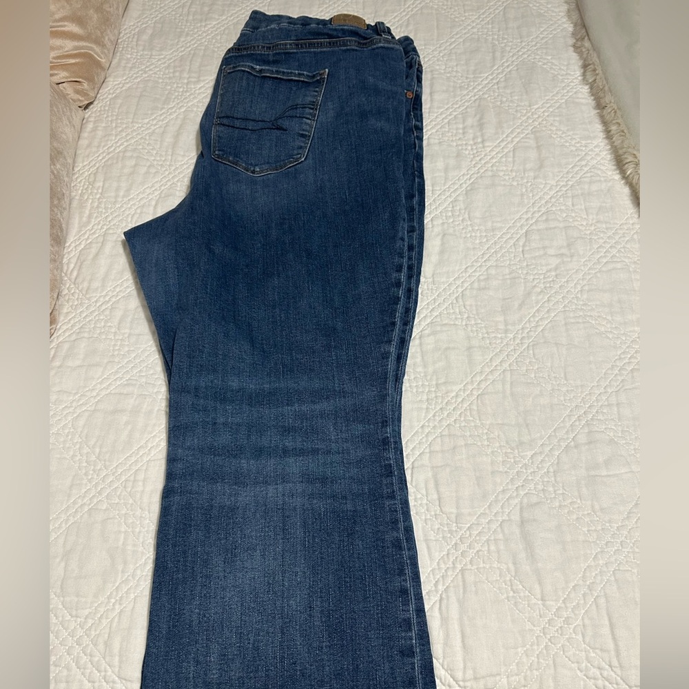 American Eagle Outfitters Dark Blue Flare Jeans
